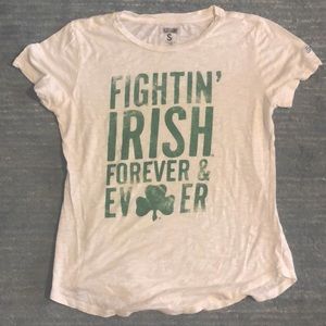 NWOT never worn tailgate size small Notre Dame Fighting Irish tshirt vtg-style